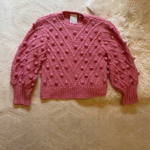 C/MEO collective pink knit sweater, xs